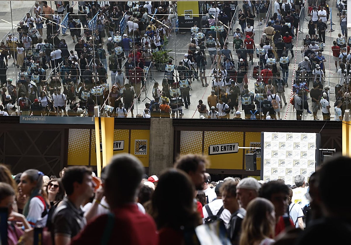 Afluencia de visitantes al San Diego Comic-Con Málaga.