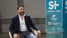 Carlos Alegría, en un momento de la entrevista