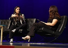 Soledad Antelada, durante su intervención.
