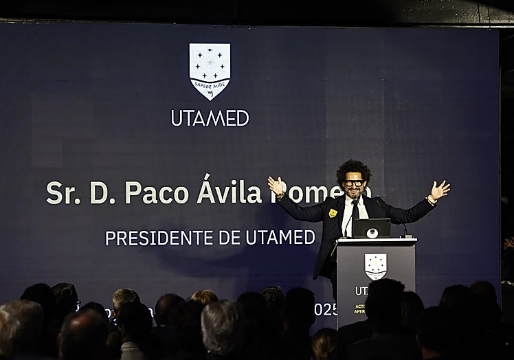 Ávila, durante su discurso.