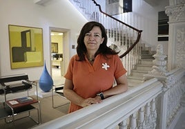 Susana Gómez de Lara, en la sede del Colegio de Arquitectos.