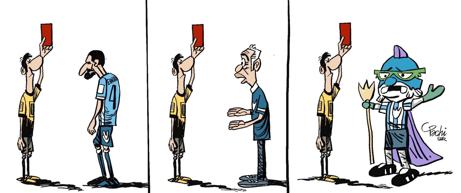 La actualidad deportiva del mes de octubre, en las viñetas de Pachi