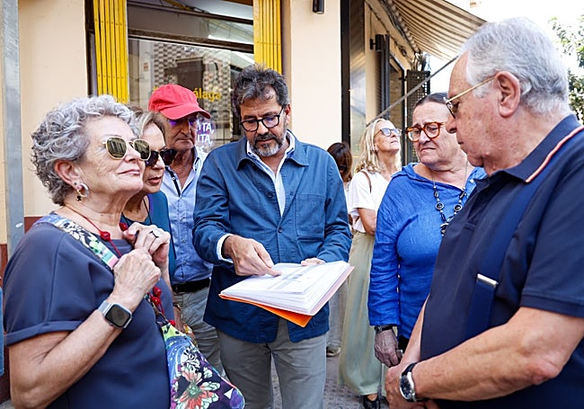 Un detalle de la primera actividad, este viernes.