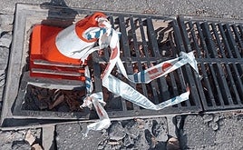 Arquetas en mal estado.