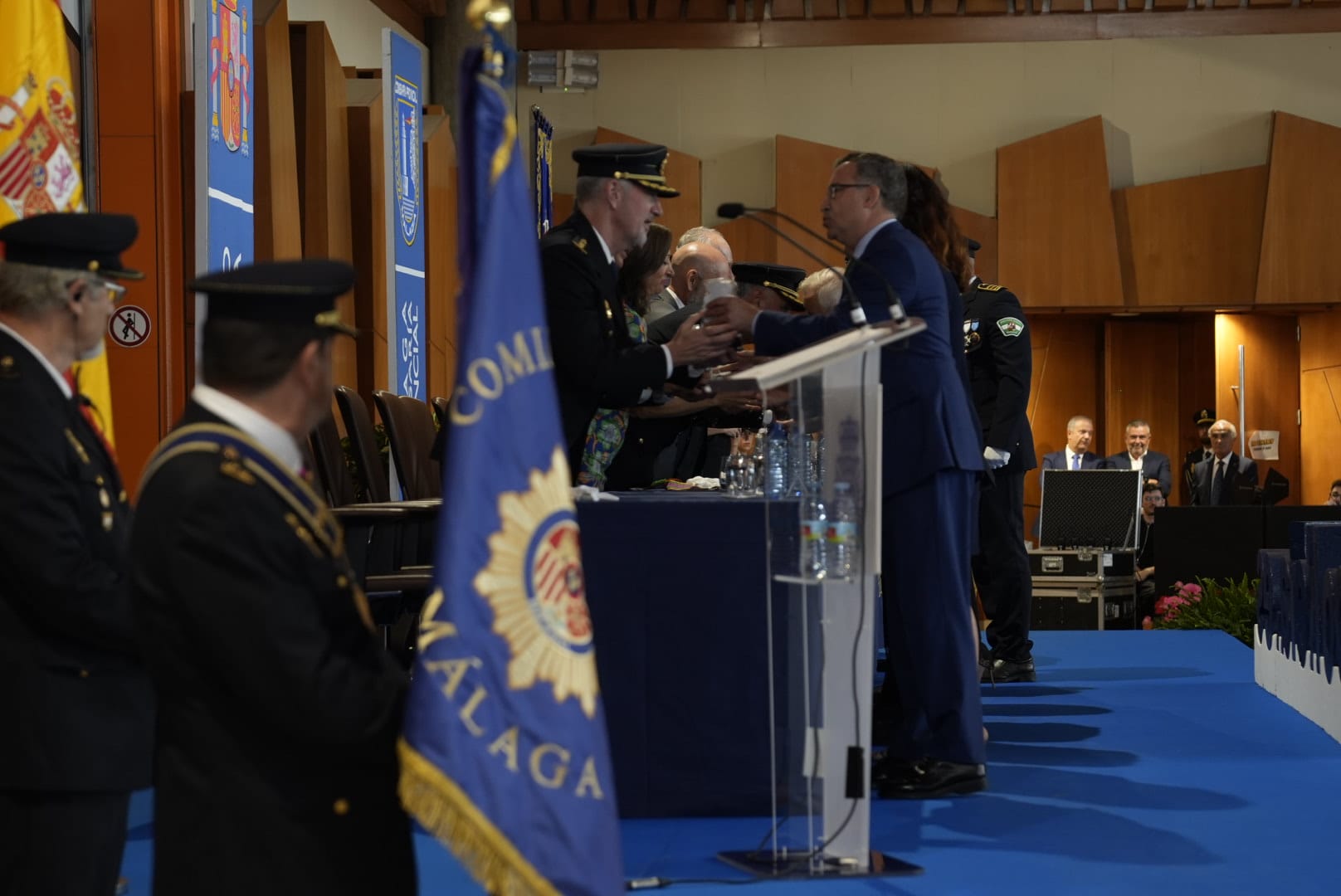La Policía Nacional celebra en Málaga el día de su patrón