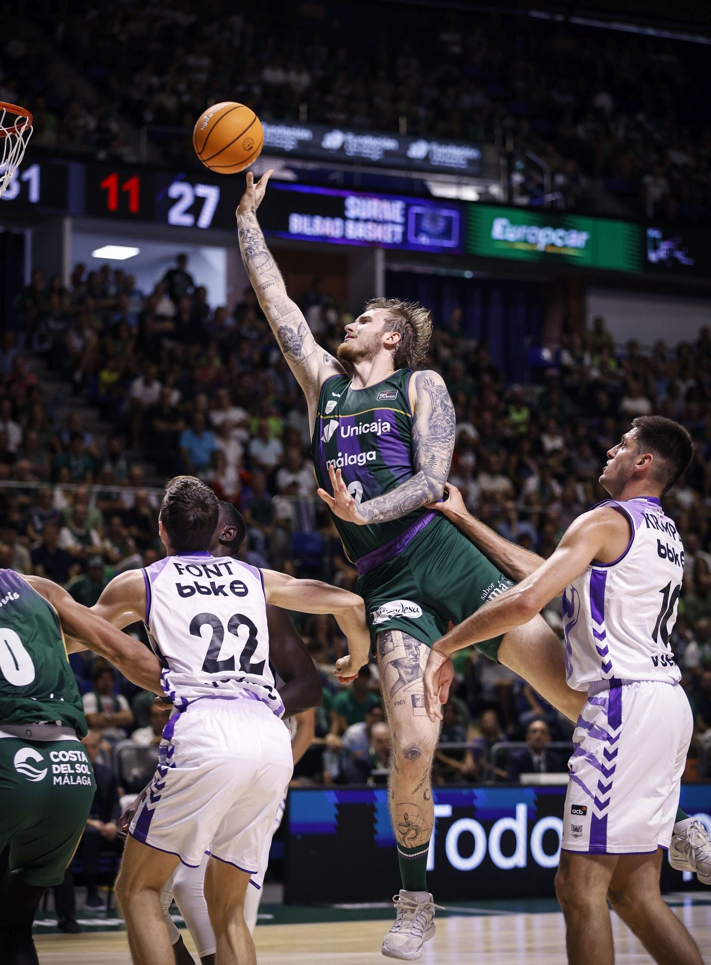 El Unicaja - Surne Bilbao, en imágenes