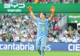 Alfonso Herrero, en el partido de este domingo.