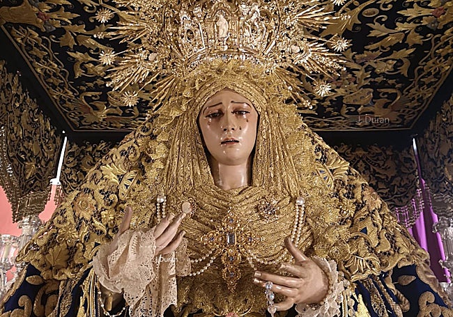 Horario y recorrido de la procesión extraordinaria de la Virgen del Gran Perdón en Málaga por el centenario de la Hermandad del Prendimiento