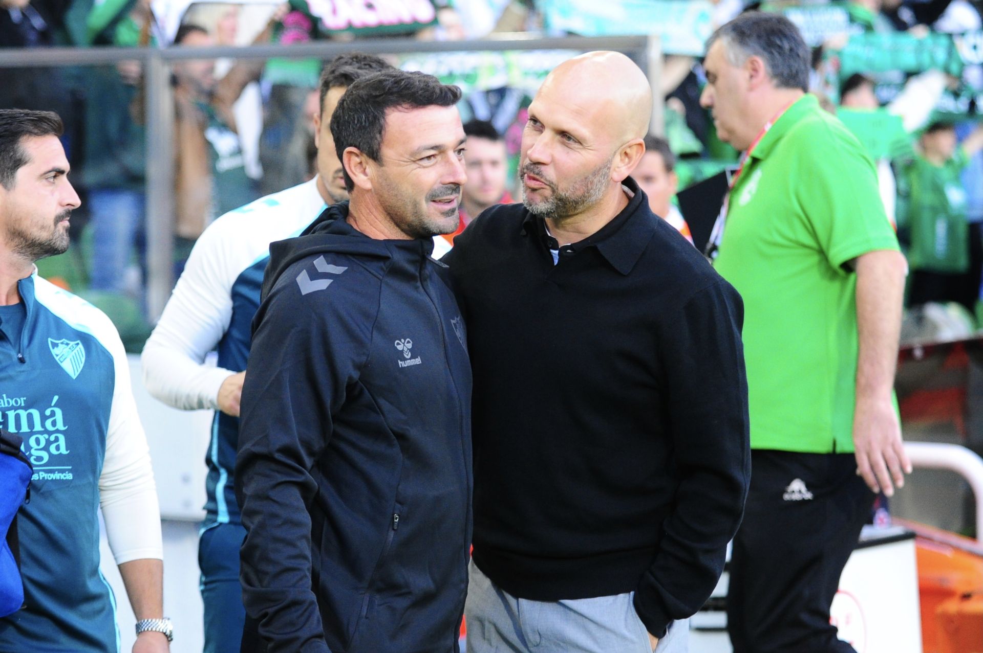 El Racing- Málaga, en imágenes