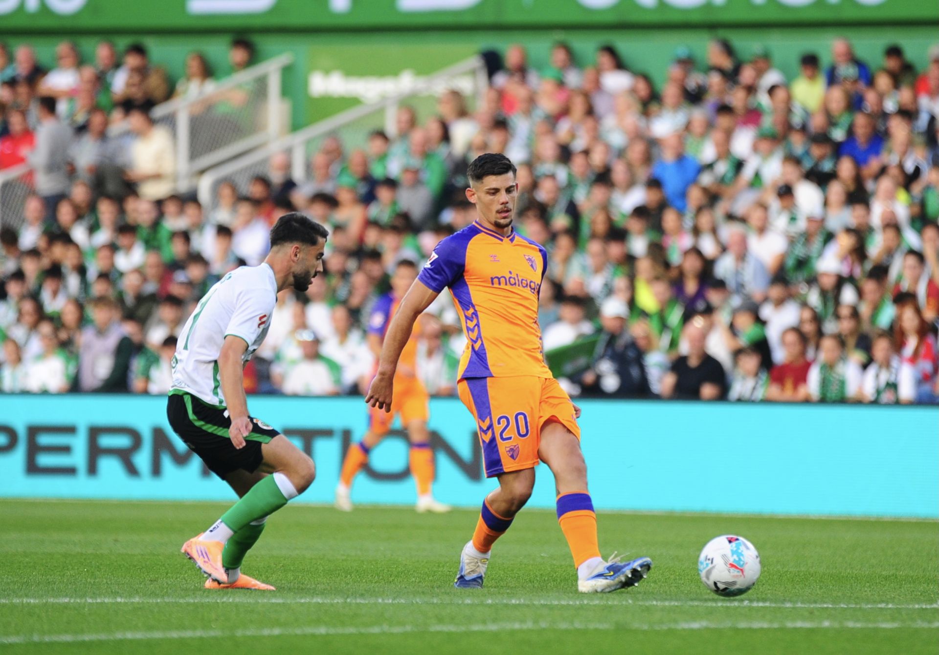 El Racing- Málaga, en imágenes