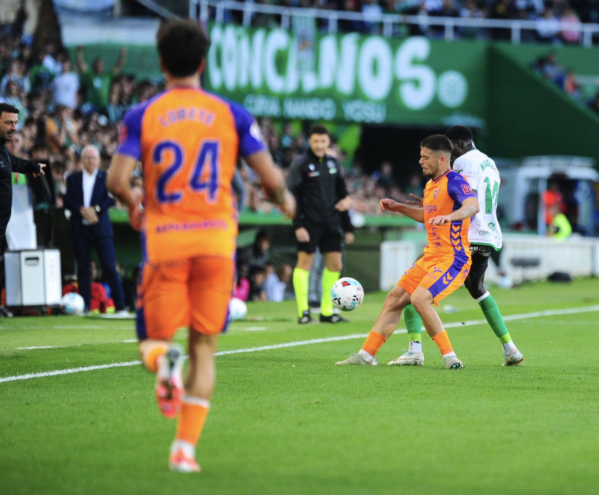 El Racing- Málaga, en imágenes