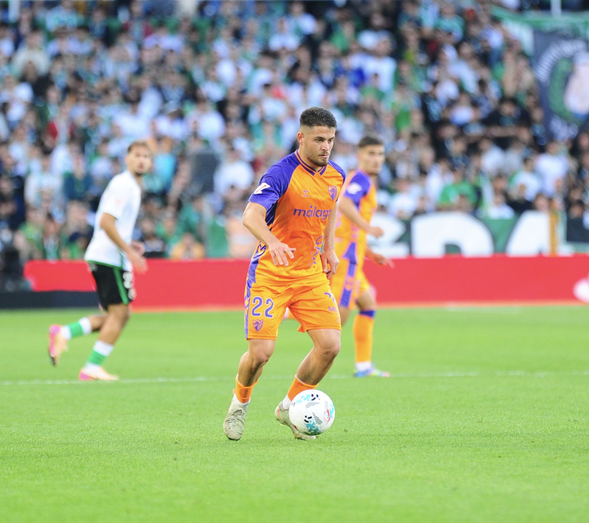 El Racing- Málaga, en imágenes