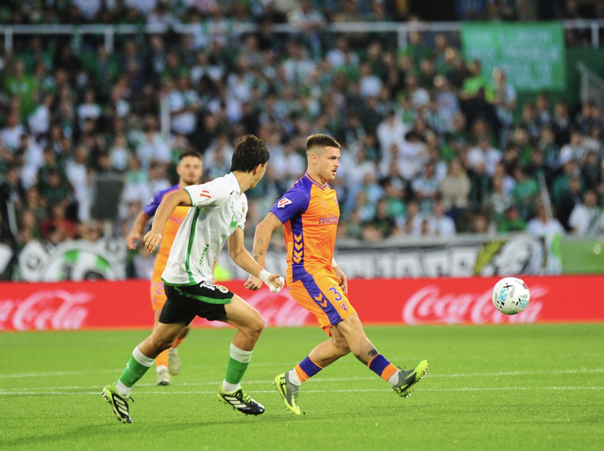 El Racing- Málaga, en imágenes
