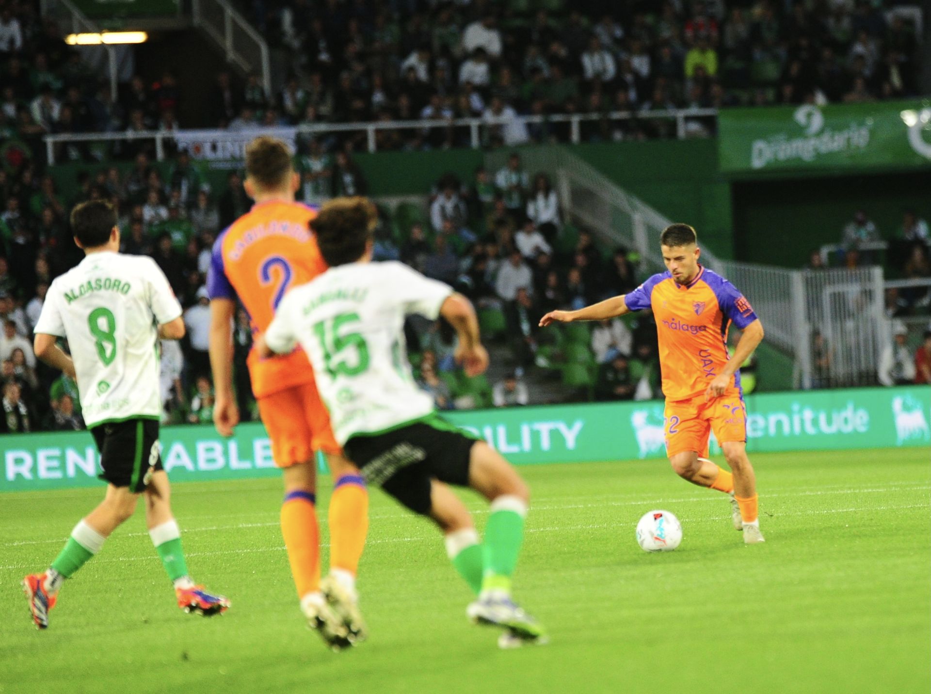 El Racing- Málaga, en imágenes