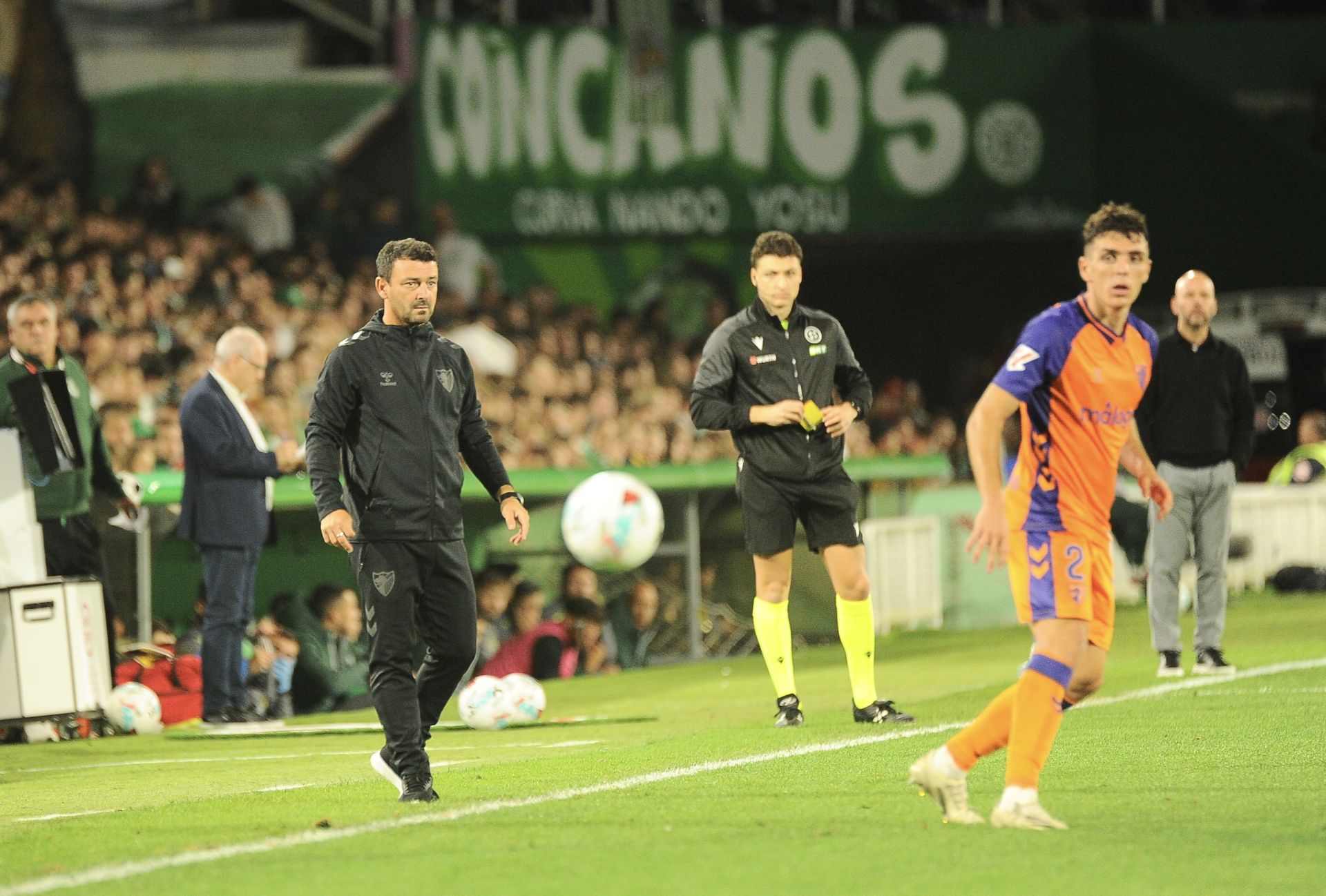 El Racing- Málaga, en imágenes