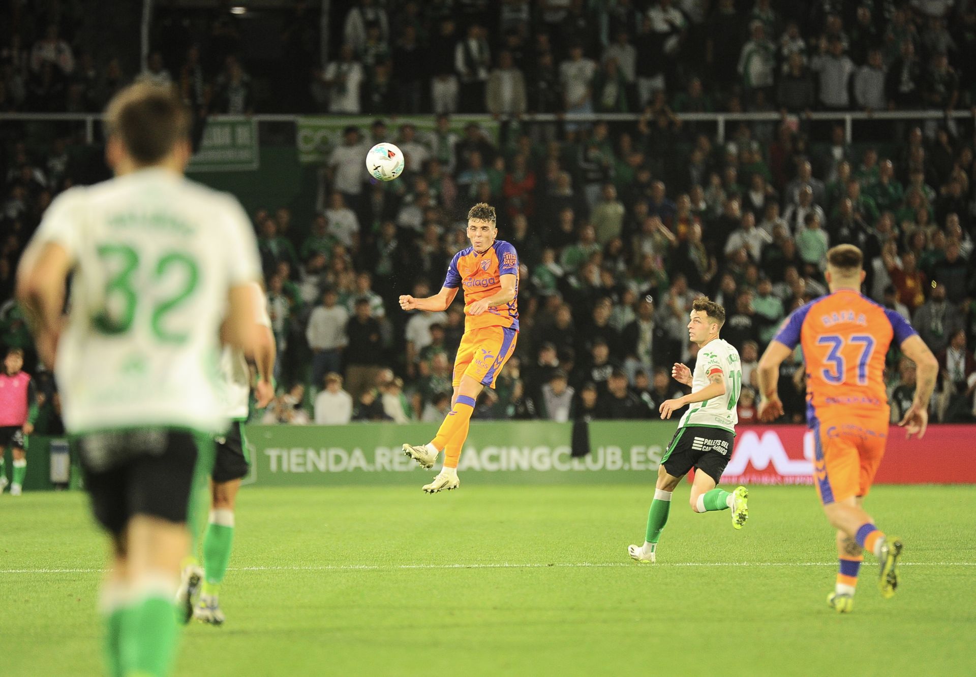 El Racing- Málaga, en imágenes