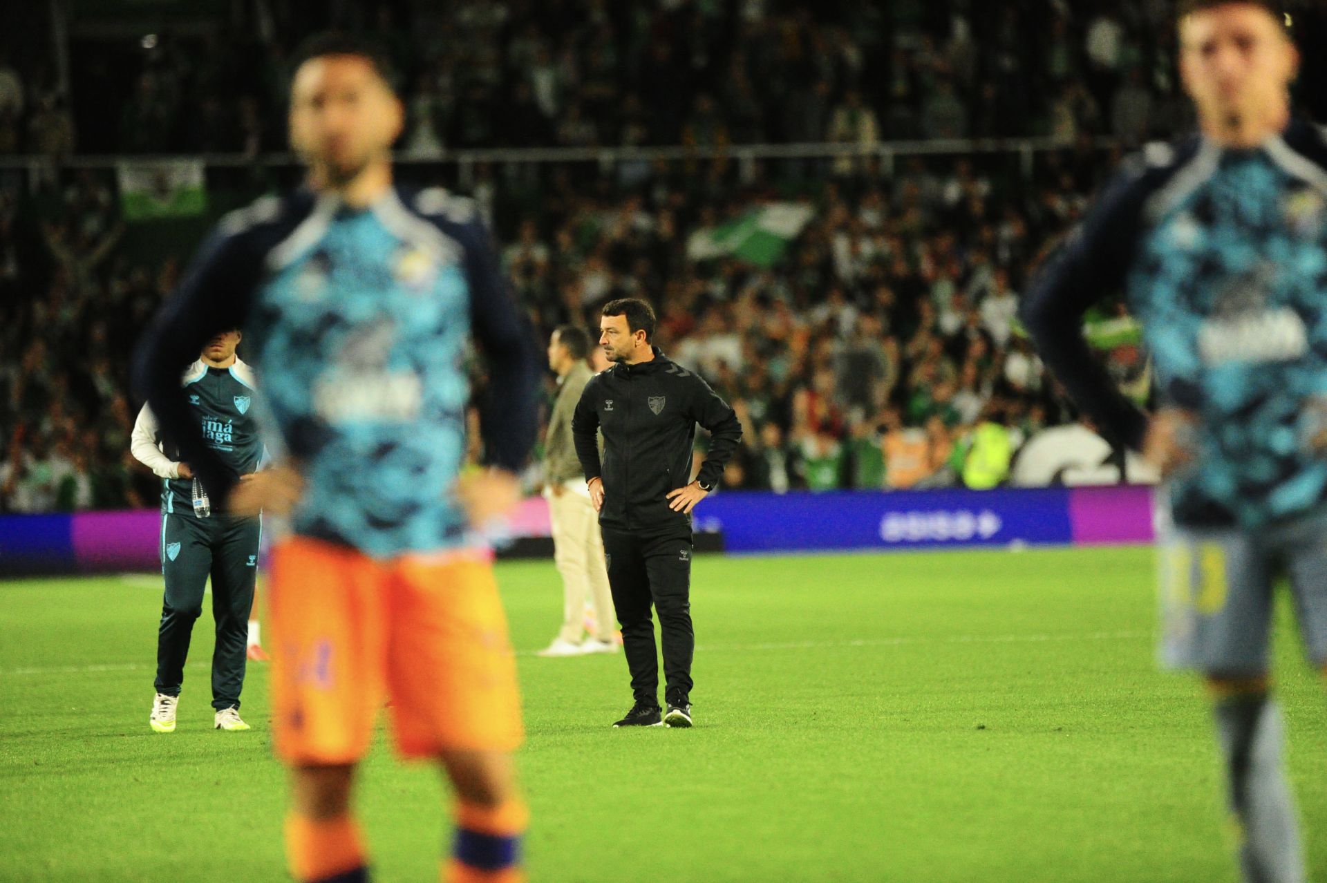 El Racing- Málaga, en imágenes