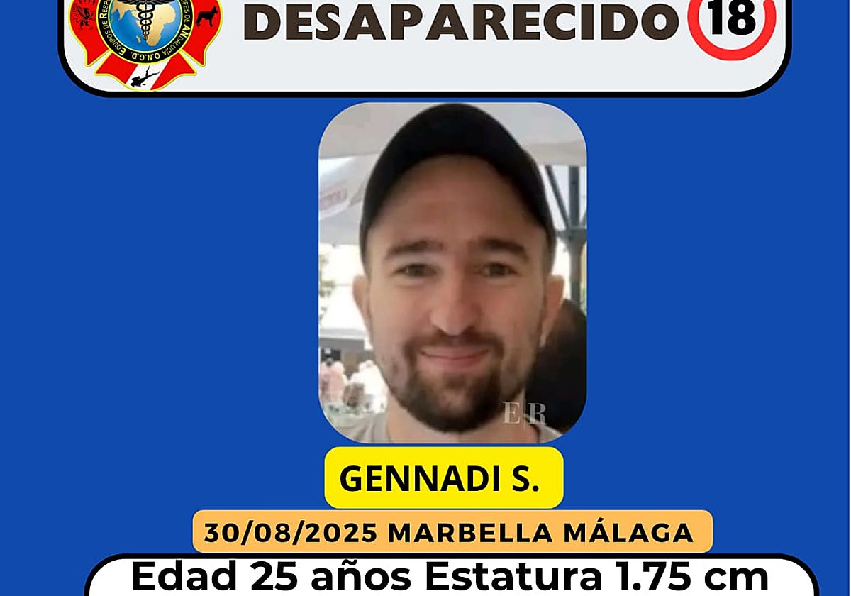 Buscan a un joven de 25 años al que se perdió el rastro a finales de agosto en Marbella