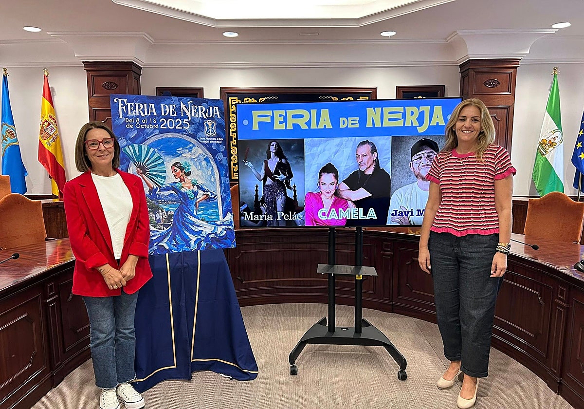 Acto de presentación de la programación festiva prevista para la Feria de Octubre de Nerja.