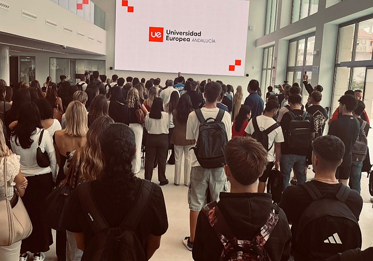 Una imagen del arranque del curso en la Universidad Europea de Andalucía.