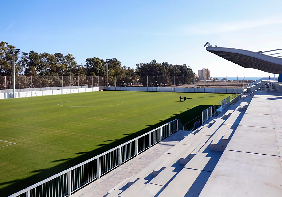 El campo principal de La Academia, el día de su inauguración.