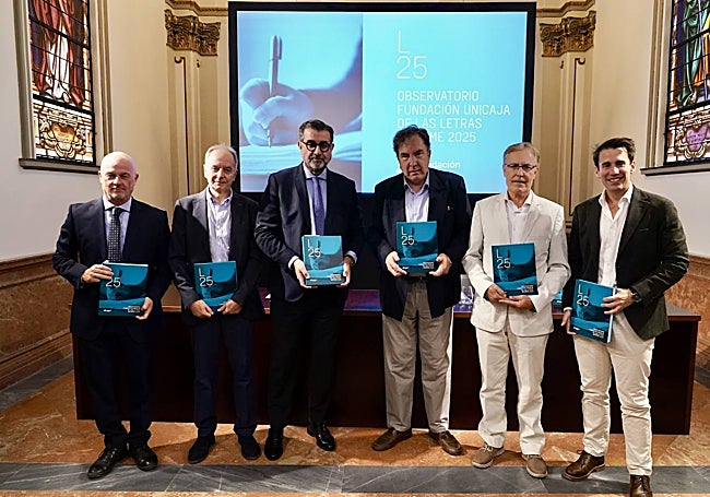 Francisco Cañadas, Antonio Soler, José María Luna, Enrique Baena, Francisco M. Lomas y Jesús Baena.