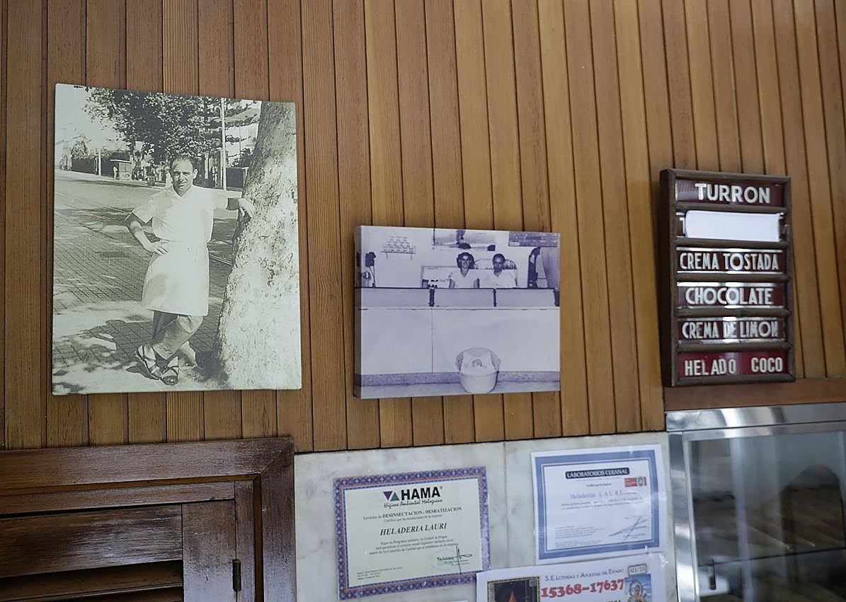 Imagen secundaria 1 - Se jubila Consuelo Lauri, la niña que no paraba de comer helados
