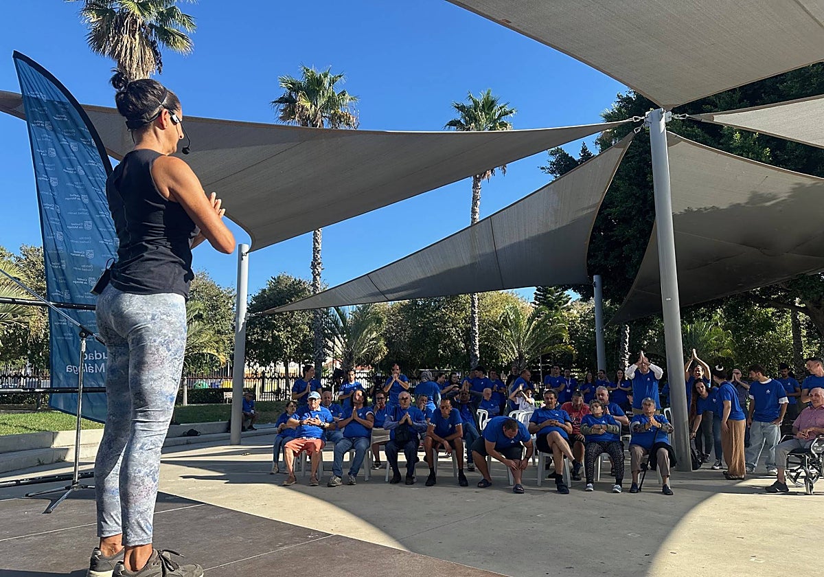 Usuarios y profesionales del centro.