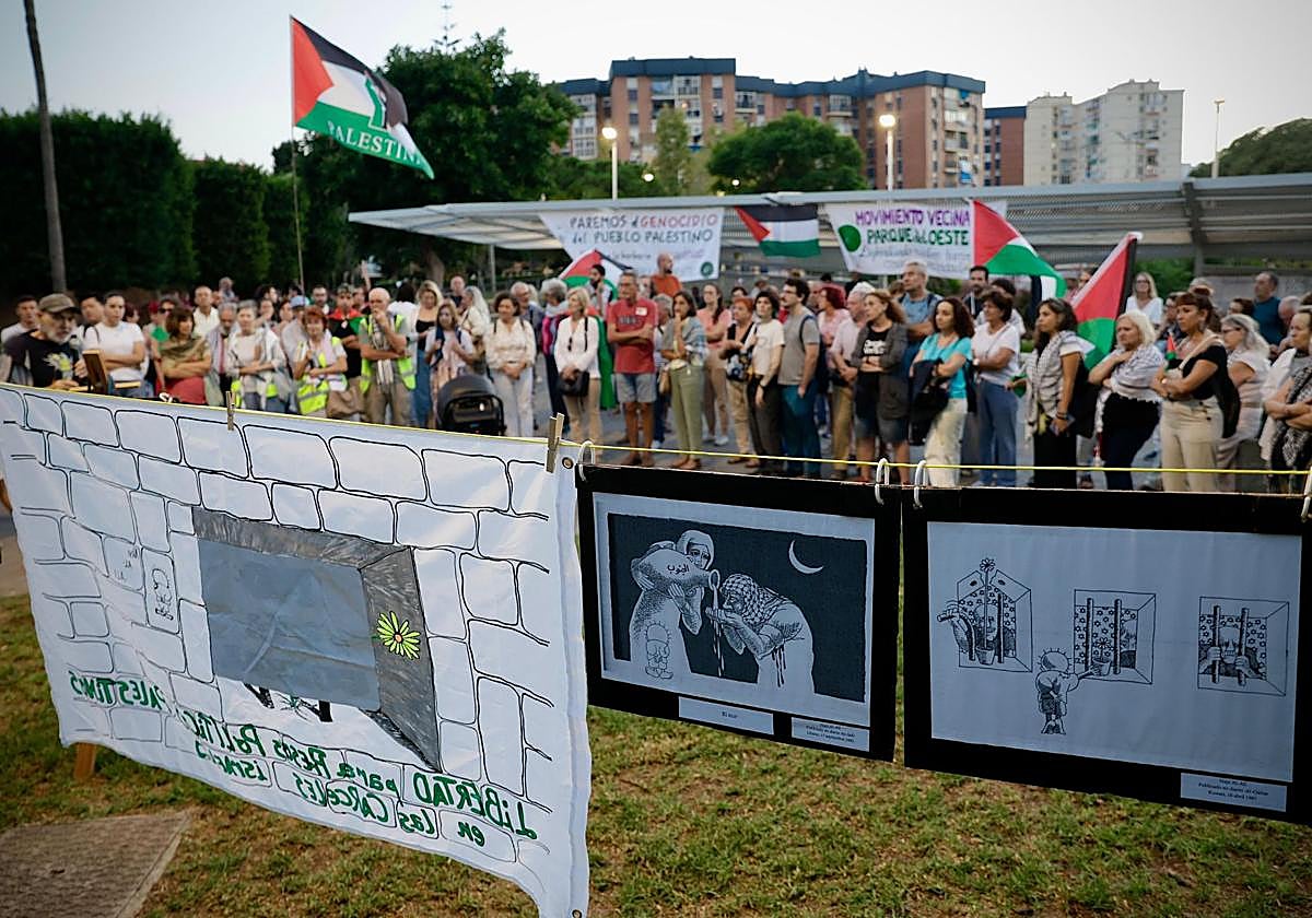 Concentración este miércoles en el Parque del Oeste en solidaridad con Palestina y en apoyo de los activistas de la flotilla.