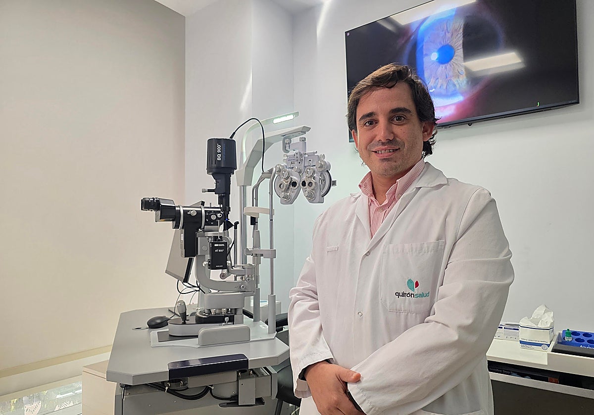 José Manuel Sandoval, jefe del Servicio de Oftalmología de Quirónsalud Málaga.