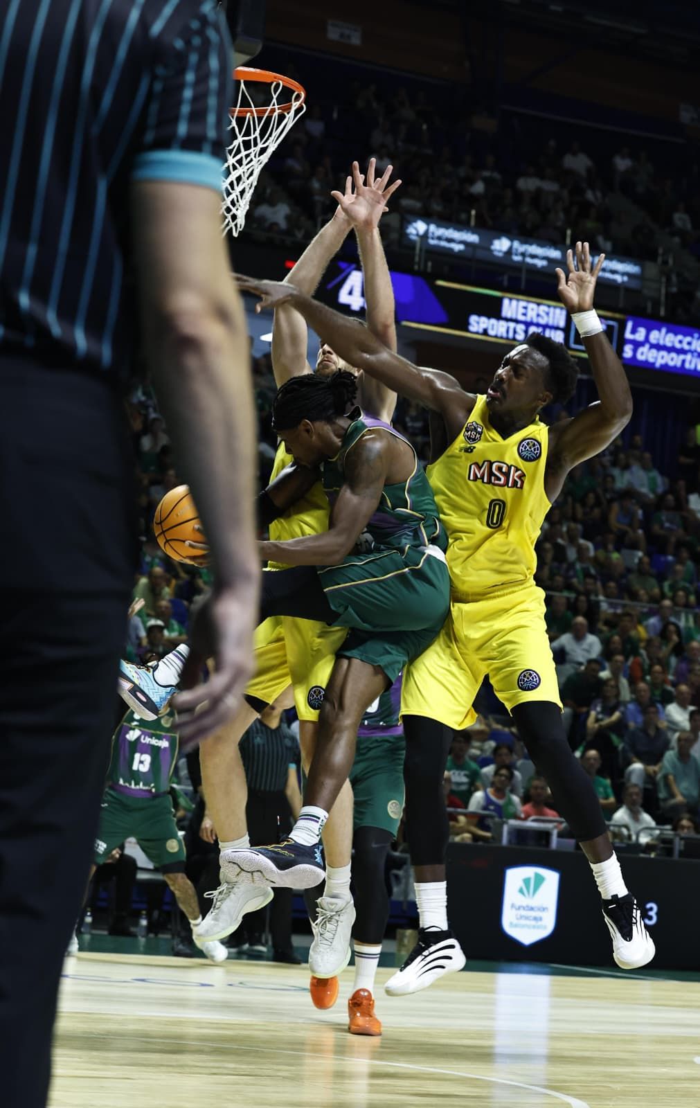 El Unicaja-Mersin de BCL, en imágenes