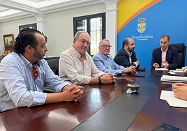 Lara ha presidido la reunión constitutiva de la mesa técnica.