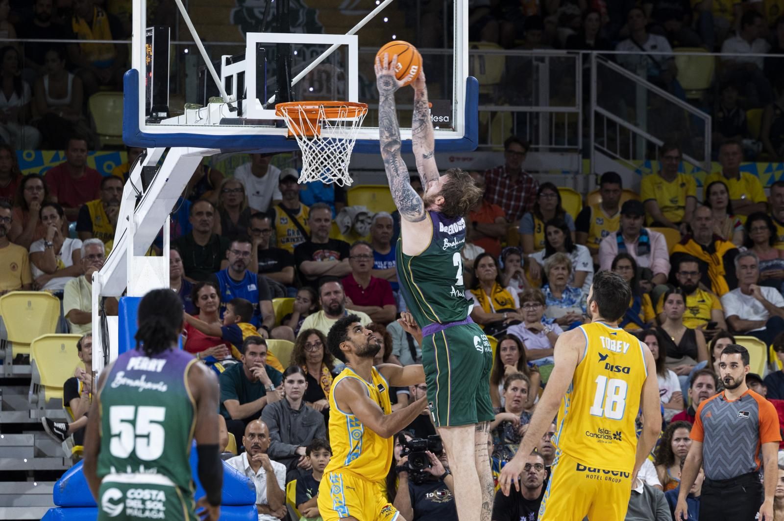 El Dreamland Gran Canaria-Unicaja, en imágenes