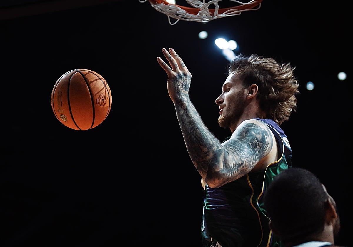 Balcerowski, tras realizar un mate en la reciente Copa Intercontinental.