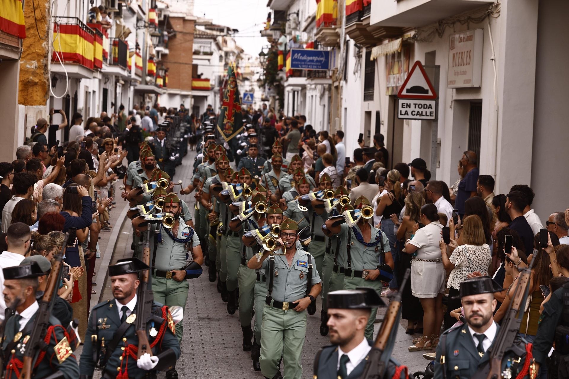 Las mejores fotos del acto en Málaga de la festividad de la patrona de la Guardia Civil