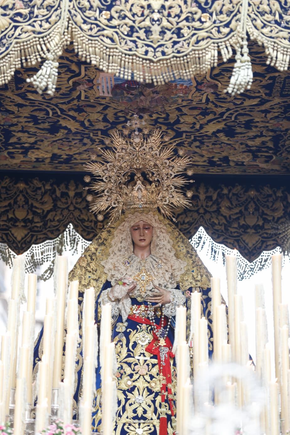 La procesión extraordinaria de la Virgen del Gran Perdón por el centenario de la Hermandad del Prendimiento, en imágenes