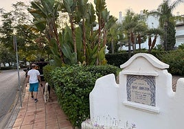 Imagen de la zona en la que ha tenido lugar el suceso esta madrugada.