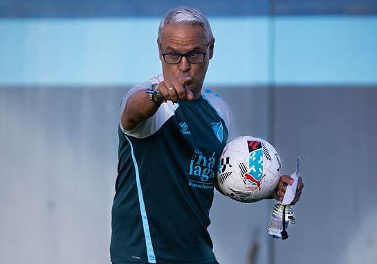 Sergio Pellicer, durante el entrenamiento de la tarde de este martes en el Anexo.