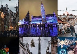 Póster de la campaña con algunos de los principales mercadillos de Navidad.