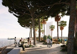 Una de las pocas recreaciones que todavía se conocen de la Torre del Puerto.