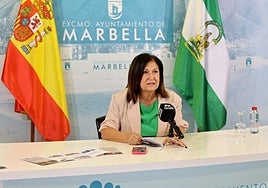 La directora general de Cultura del Ayuntamiento de Marbella, Carmen Díaz, ha presentado evento literario.