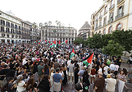 Concentración por Palestina en la Plaza de la Constitución el pasado 6 de septiembre.
