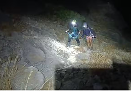 Rescatados dos escaladores en el entorno de El Chorro en Álora
