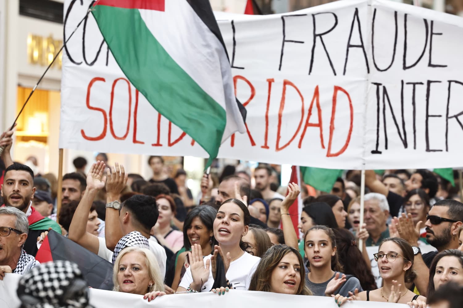 Manifestación por Palestina en Málaga