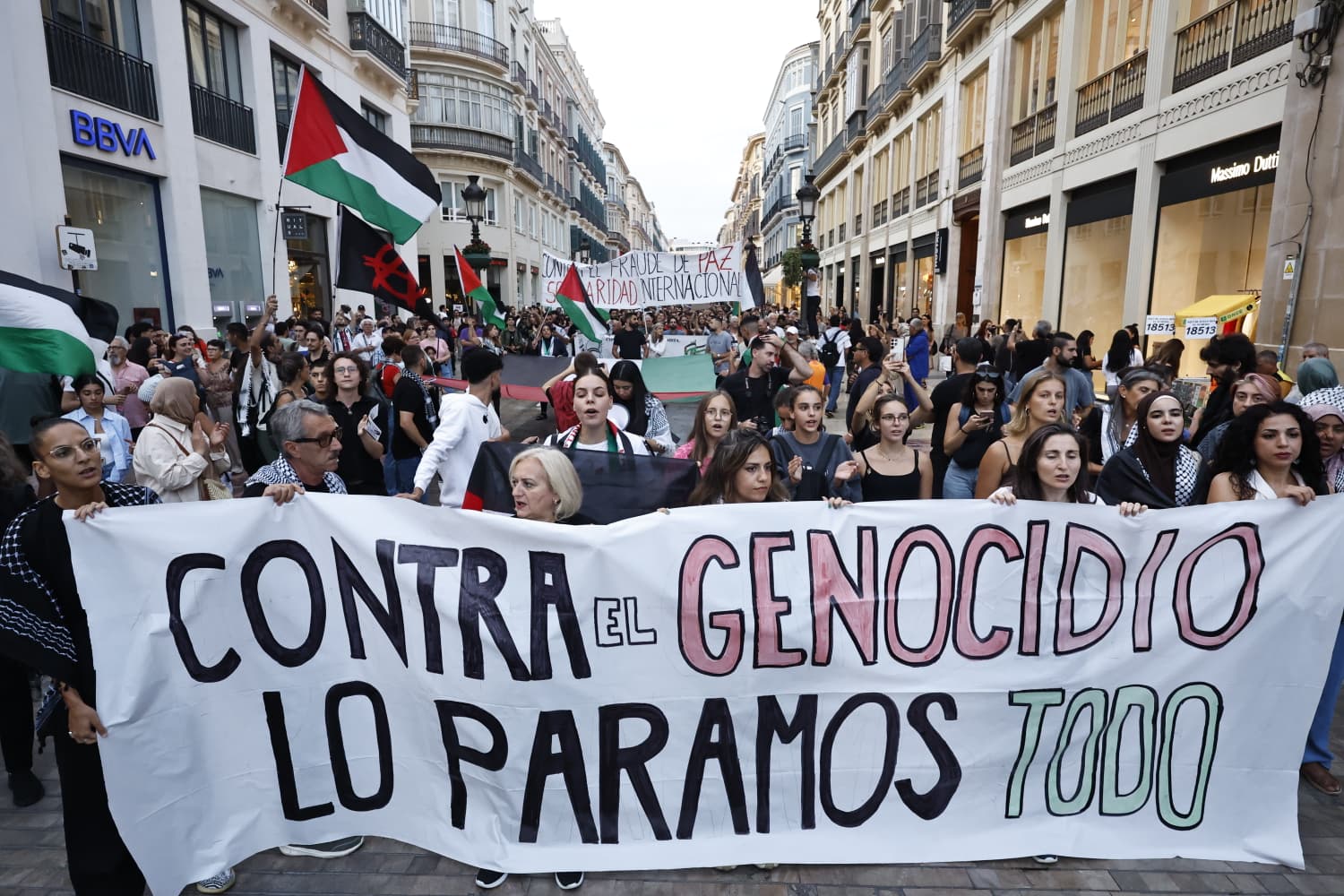 Manifestación por Palestina en Málaga