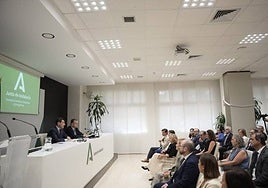 Imagen de la reunión compartida en la cuenta de Moreno en la red social X.