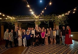 Foto de familia de uno de los encuentros con profesionales de Estados Unidos.