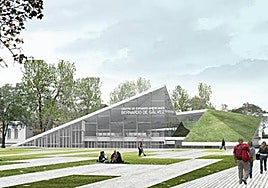 Proyecto del Centro de Estudios Americanos Bernardo de Gálvez en La Térmica, al que Diputación ha renunciado.