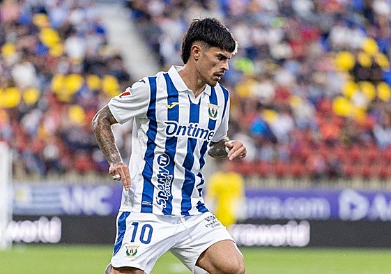 Juan Cruz, en un partido reciente con el Leganés.