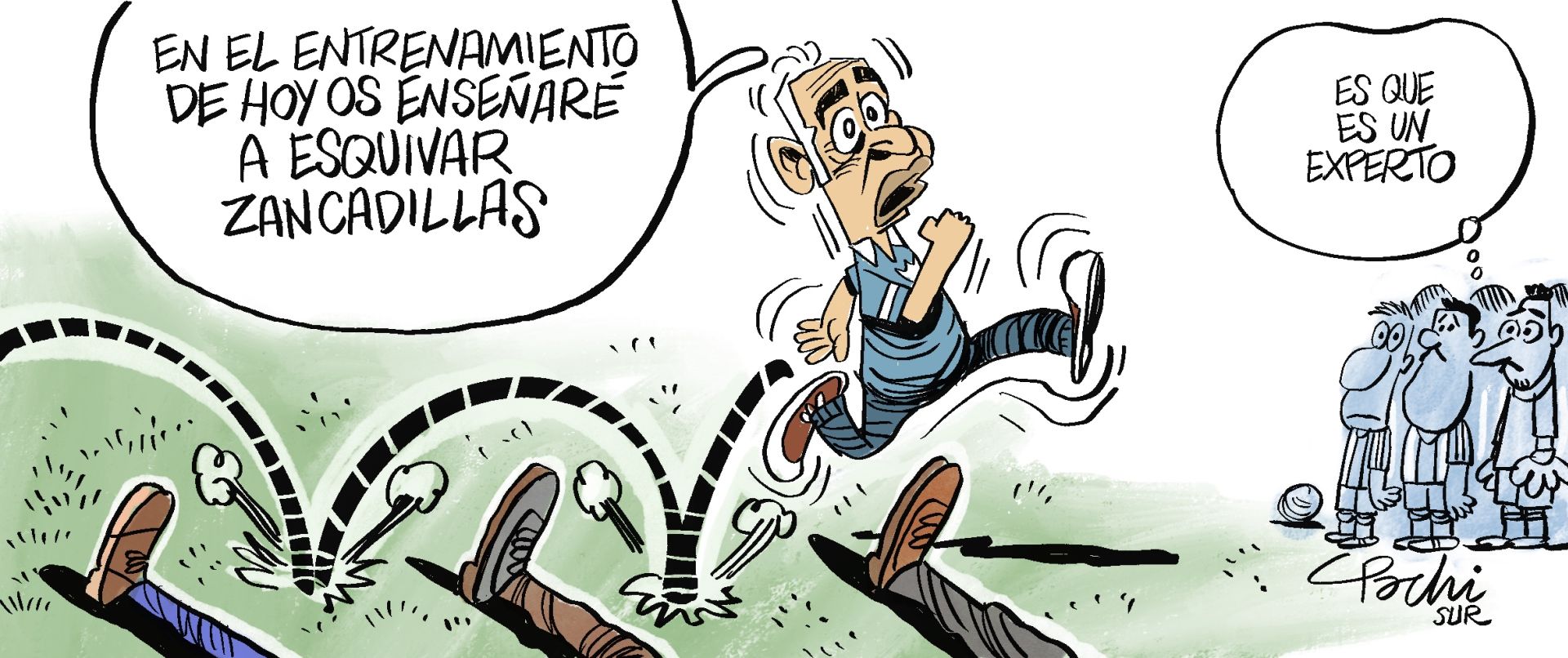 La actualidad deportiva de este mes de septiembre, en las viñetas de Pachi
